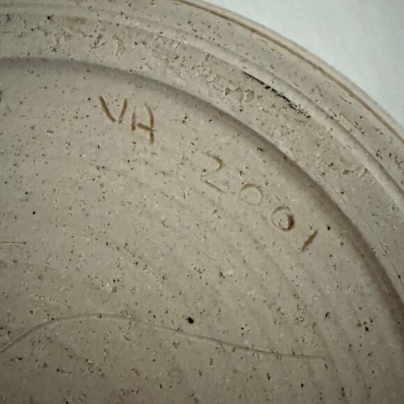 Melinda Ward VA 2001 Handmade Pottery 10in Chip and Dip Platter Glazed Stoneware - Picture 7 of 12